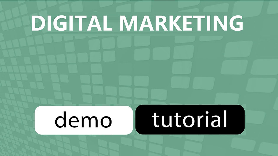 Digital Marketing Simulation Demo & Tutorial