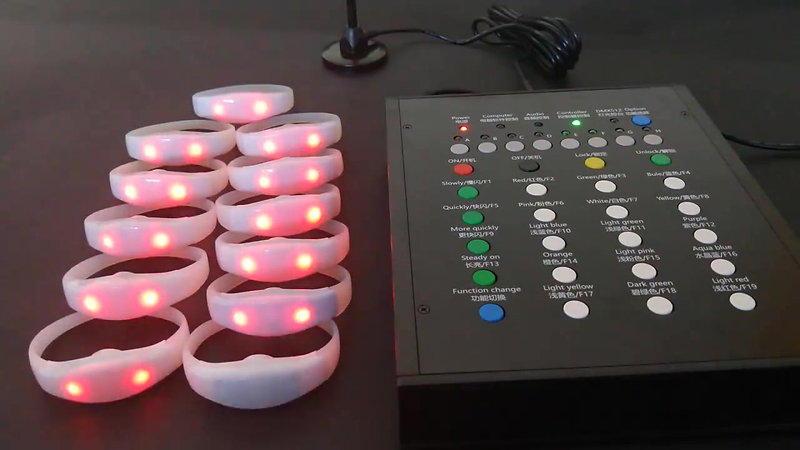 Remote Control LED Bracelets