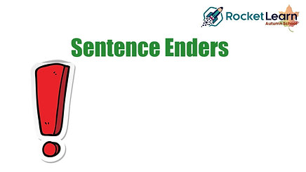 English - Sentence Enders