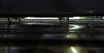 UV-Trockner einer Siebdruckmaschine
