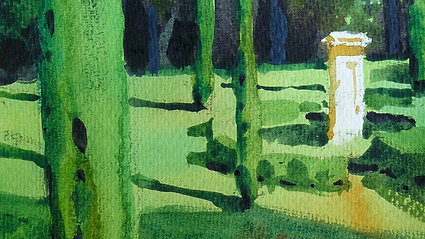 Summer Greens in Watercolour